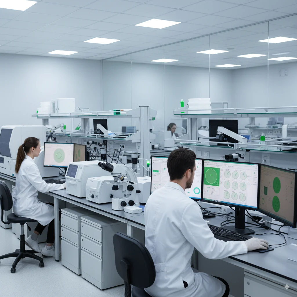 CarbConnect for Organizations for 臨床検査室 - Professional medical imaging platform with AI analysis, secure collaboration, and organizational management tools 臨床検査室 - CarbConnect for Organizations medical imaging platform dashboard interface showing secure sharing controls for veterinary practices